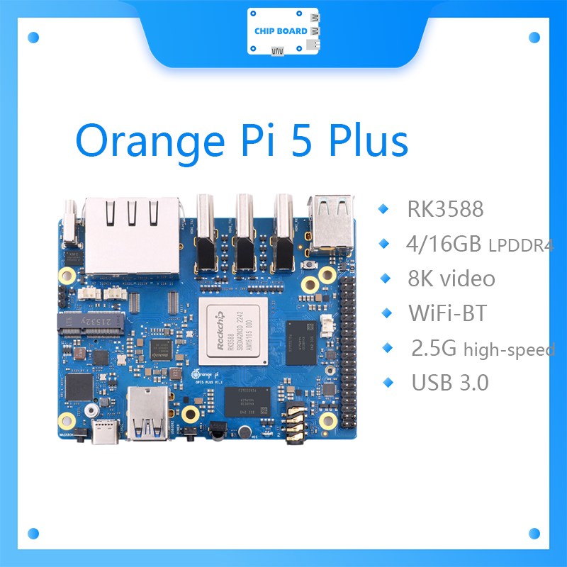 Orange Pi 5 Plus 16Gb - Orange Pi 5 Plus 단일 보드