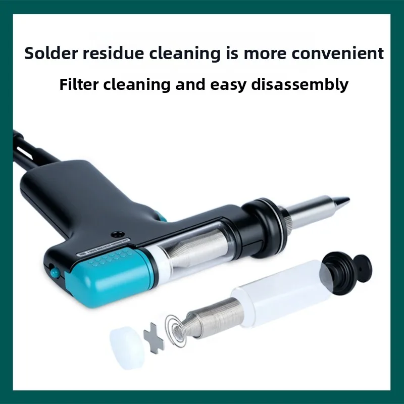 고출력 전기식 납 흡입 장치, 무연 납 흡입 펌프, 자 - Desoldering Gun Vacuum Electric 리뷰 및 가격